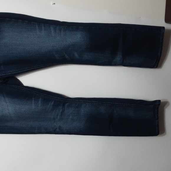 ADA CINCH Mid Rise Relaxed Boot Cut Cheveron-Inspired Style Denim Jean/Size 11 - Picture 2 of 11